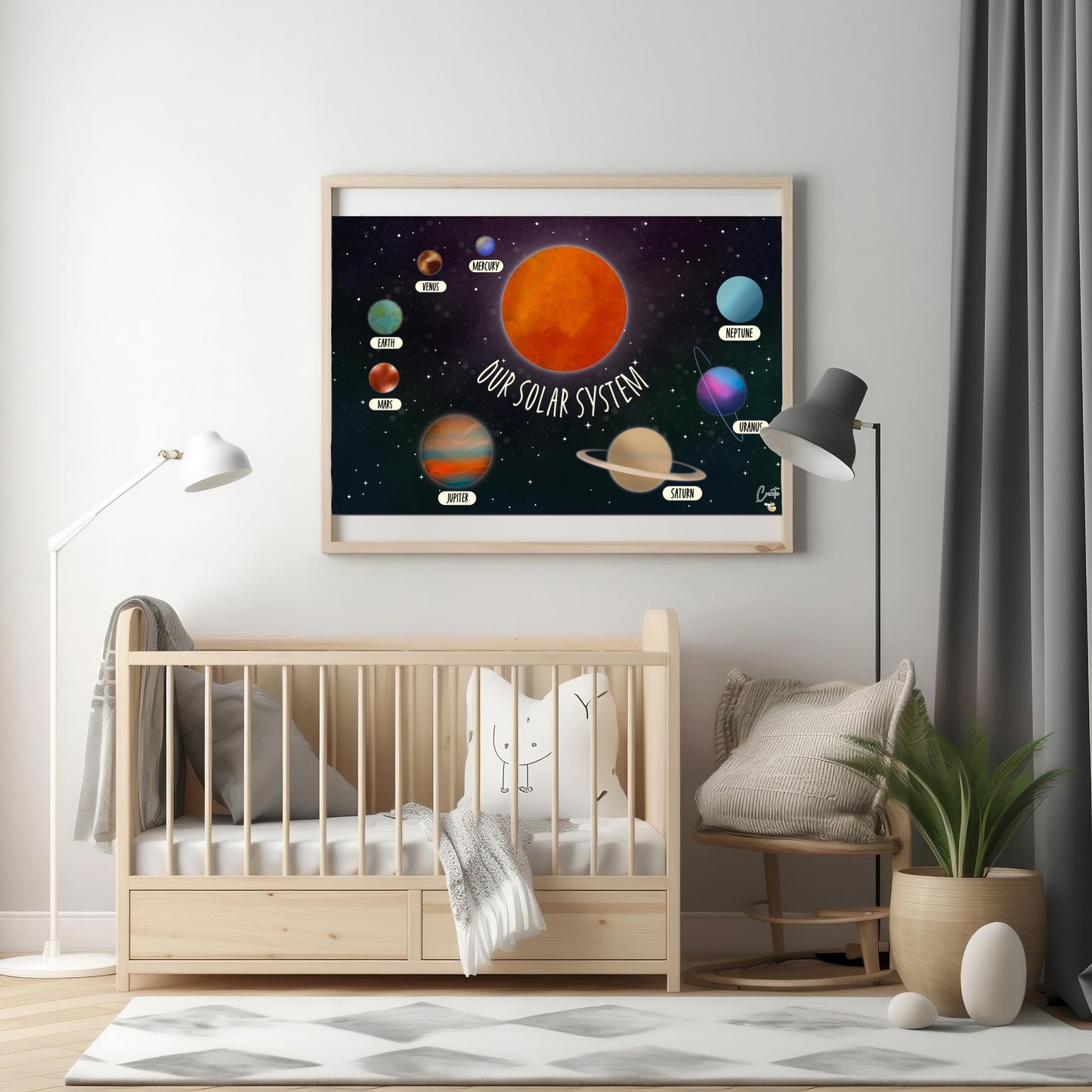 Our Solar System | Digital Download | Printable | Digital Art