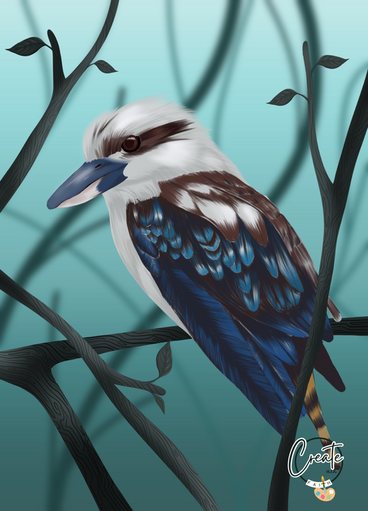 Blue Bird | Digital Download | Printable | Digital Art
