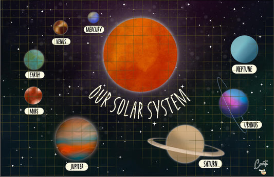 Our Solar System | Digital Download | Printable | Digital Art